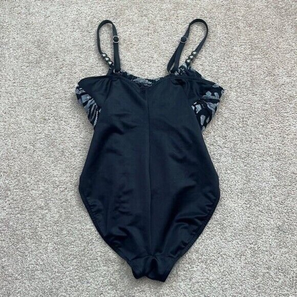 Magicsuit Lisa Drape Underwire Composition Design One Piece Swimsuit - Picture 4 of 10